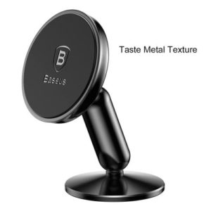 BASEUS Rotary Strong Magnetic Dashboard Car Mount - Black