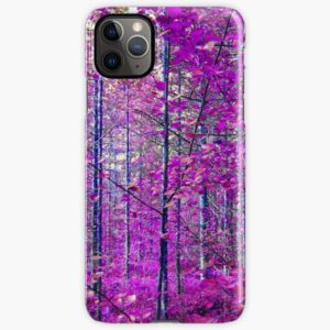 Mobilskal iPhone Samsung - Purple Leaves
